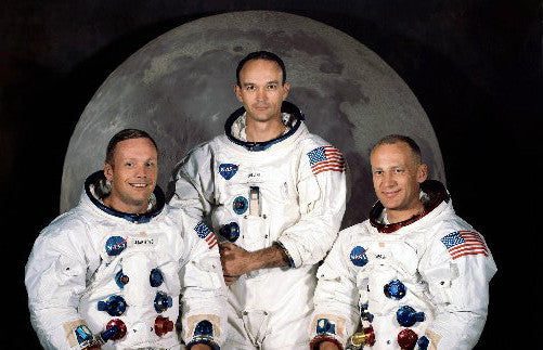 Apollo 11 Crew Art Puzzle Jigsaw Puzzle Choose a Size