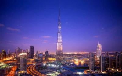 Burj Khalifa Dubai Poster Print #K1387