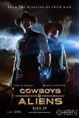 Cowboys And Aliens Puzzle Jigsaw Puzzle Choose a Size