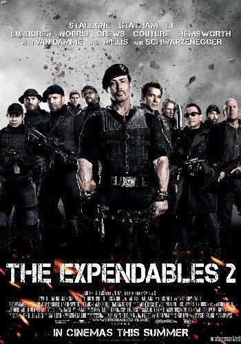 Expendables 2 The Poster Print #K2939