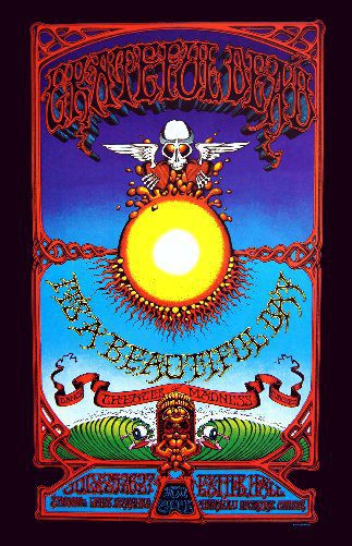 Grateful Dead Honolulu poster print B125