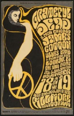 Grateful Dead Fillmore poster print B127