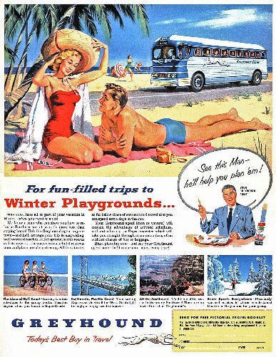 Greyhound Ad Art Puzzle Jigsaw Puzzle Choose a Size