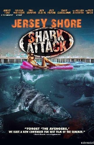 Jersey Shore Shark Attack Movie Poster T-Shirt A22219