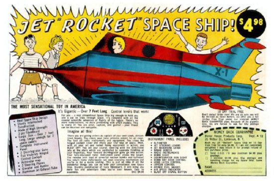 Jet Rocket Spaceship Magazine Ad Mug Photo Coffee Mug