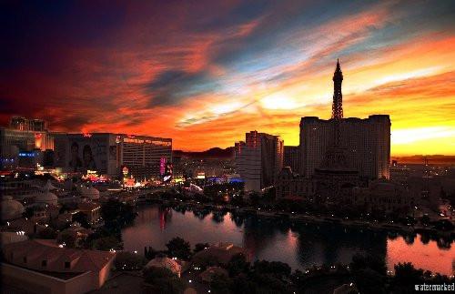 Las Vegas Morning Photography T-Shirt A24354