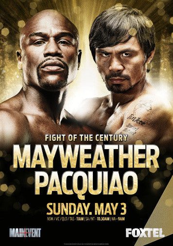 Floyd Mayweather Jr vs. Manny Pacquiao Puzzle Jigsaw Puzzle Choose a Size