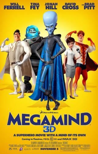 Megamind Puzzle Jigsaw Puzzle Choose a Size