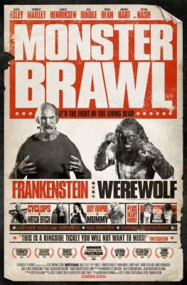 Monster Brawl Movie Poster T-Shirt A28460