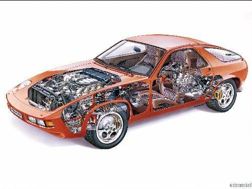 Porsche 928 Cutaway T-Shirt A33600