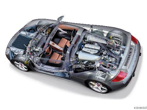 Porsche Carrera Gt Cutaway T-Shirt A33620