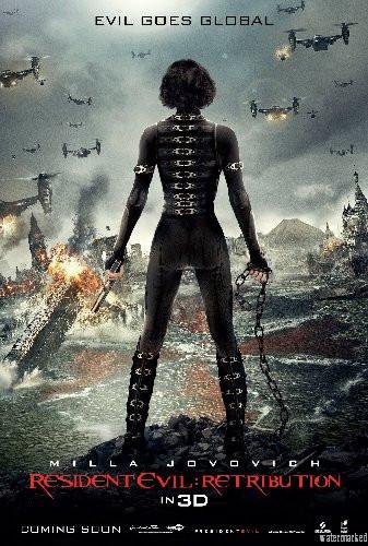 Resident Evil Retribution Movie Poster T-Shirt A35781