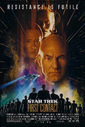 Star Trek First Contact Movie Poster T-Shirt A40341