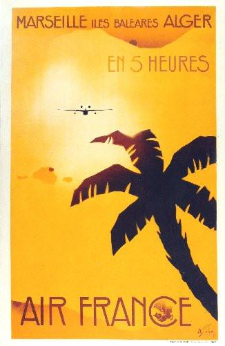 Travel Agency Art Marseille Air France T-Shirt A43673