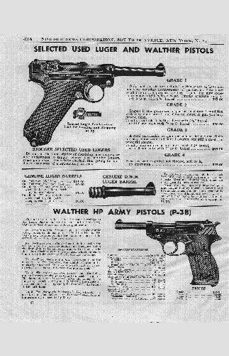 War Pistols Walther P-38 Ad Art Puzzle Jigsaw Puzzle Choose a Size