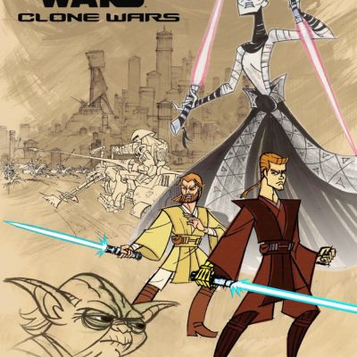 Star Wars Clone Wars movie poster B463