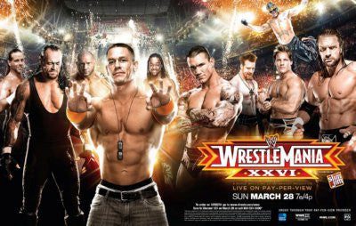 Wrestlemania Xxvi 26 Puzzle Jigsaw Puzzle Choose a Size