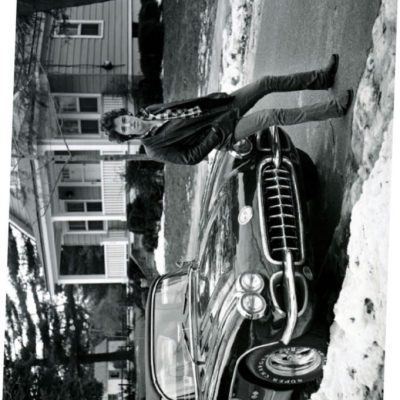 Bruce Springsteen Corvette Metal Sign 8in x 12in Metal Print 8x12 Square Adults Metal Wall Art BZ48