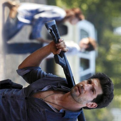 Jon Bernthal Poster 12x16 Art Print on Metal Sign 12in x 16in Multi-Color Square Adults Best Posters BZ322