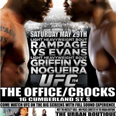 Ufc 114 Rampage Vs Evans Poster 5 sizes BZ585