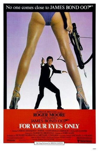 For Your Eyes Only poster James Bond 27x40