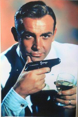 Sean Connery As James Bond 007 Rare Poster 16inx24in