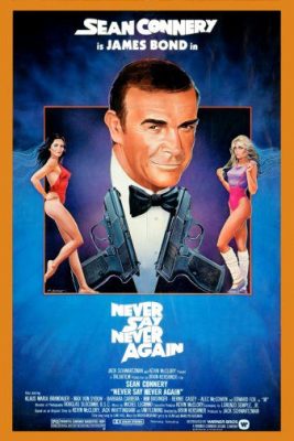 Never Say Never Again poster James Bond 24x36