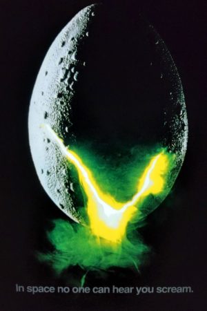 Alien In Space No One Can Hear You Scream Movie Poster Print 27x40 #O172401