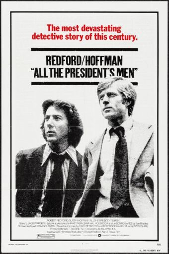 All The Presidents Men Movie Poster Mouse Pad Mousepad