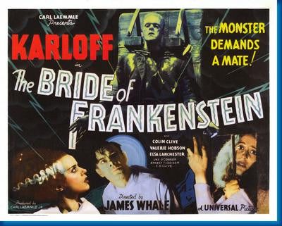 Bride Of Frankenstein Puzzle Jigsaw Puzzle Choose a Size