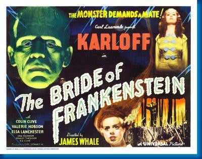 Bride Of Frankenstein Puzzle Jigsaw Puzzle Choose a Size