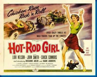 Hot Rod Girl Puzzle Jigsaw Puzzle Choose a Size