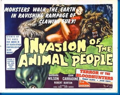 Invasion Of The Animal People Puzzle Jigsaw Puzzle Choose a Size