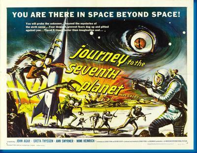 Journey To The Seventh Planet Movie Poster T-Shirt A22824