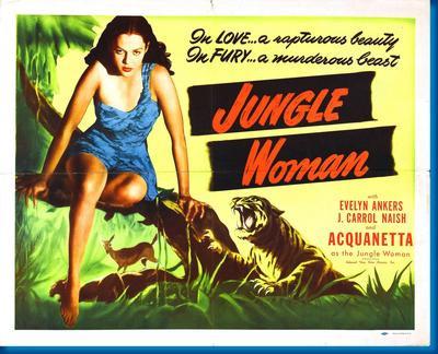 Junglewoman Movie Poster T-Shirt A22959