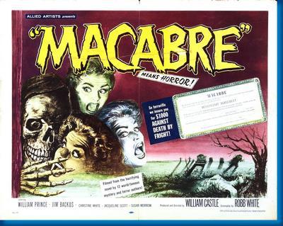 Macabre Movie Poster T-Shirt A26175