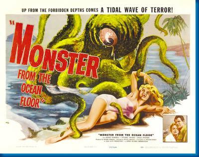 Monster From The Ocean Floor Movie Poster T-Shirt A28465
