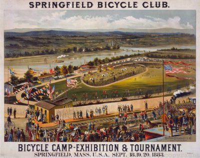 Bicycle Camp 1883 Mouse Pad Mousepad
