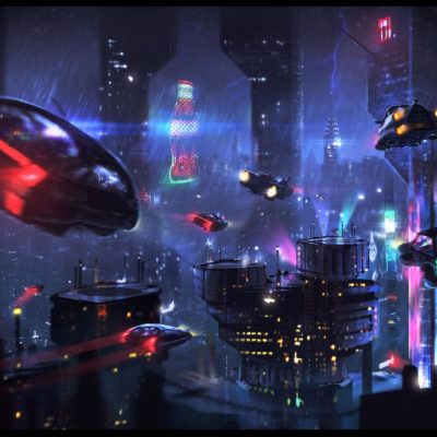 Blade Runner Cityscape Poster #4152401 - 16x24