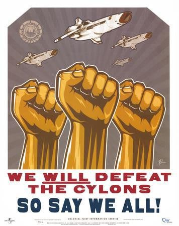 Battlestar Galactica So Say We All War Mouse Pad Mousepad