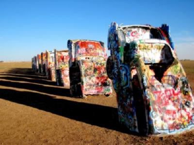 Cadillac Ranch Poster Print #K1432