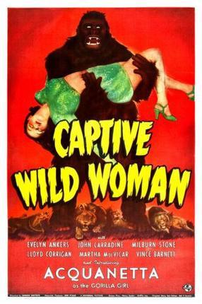 Captive Wild Woman Movie T-Shirt