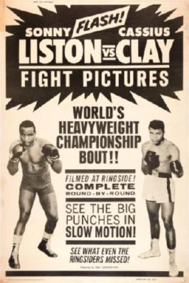 Cassius Clay Sonny Liston Fight T-Shirt