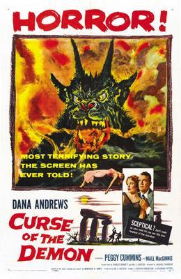 Curse Of The Demon Movie T-Shirt #1