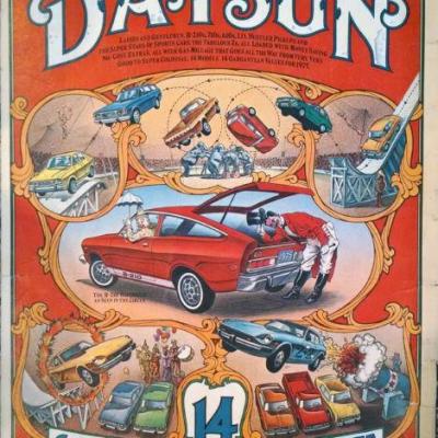 Datsun Circus Ad 1975 Replica T-Shirt A10824