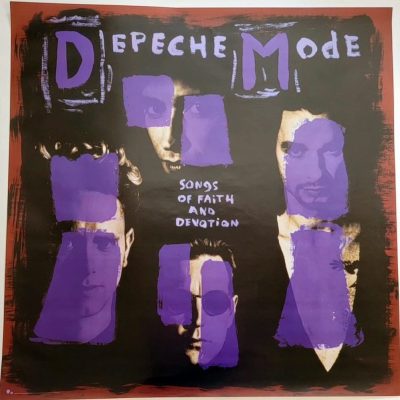 depeche mode poster songs of faith and devotion