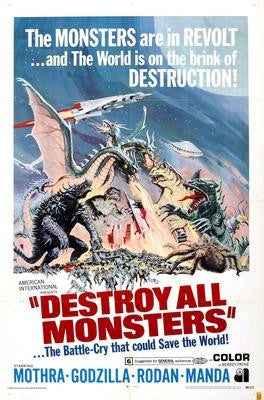 Destroy All Monsters Poster Print #K2369