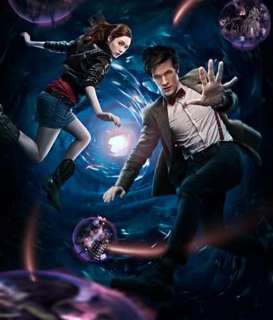 Matt Smith Karen Gillan Dr. Who Puzzle Jigsaw Puzzle Choose a Size