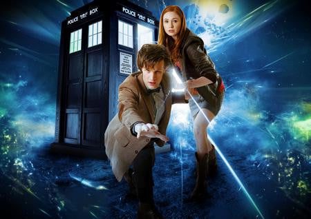 Matt Smith Karen Gillan Dr. Who Puzzle Jigsaw Puzzle Choose a Size