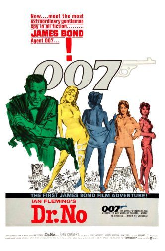 Dr No poster James Bond 24x36